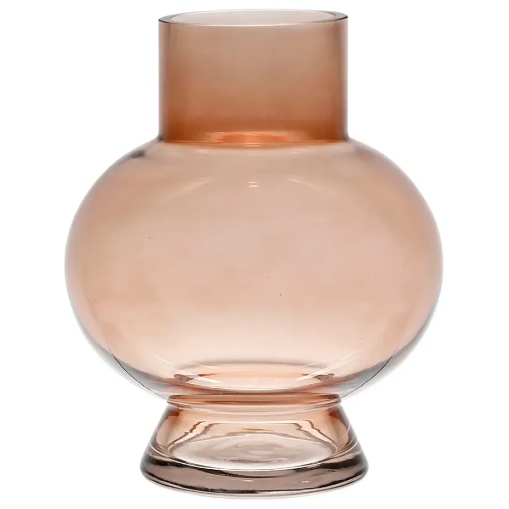 Fabrique de Styles Vase rond en verre - madeira* Vases Et Soliflores