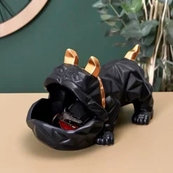 Fabrique de Styles Vide poche bulldog noir h16.5cm* Petits Objets Déco