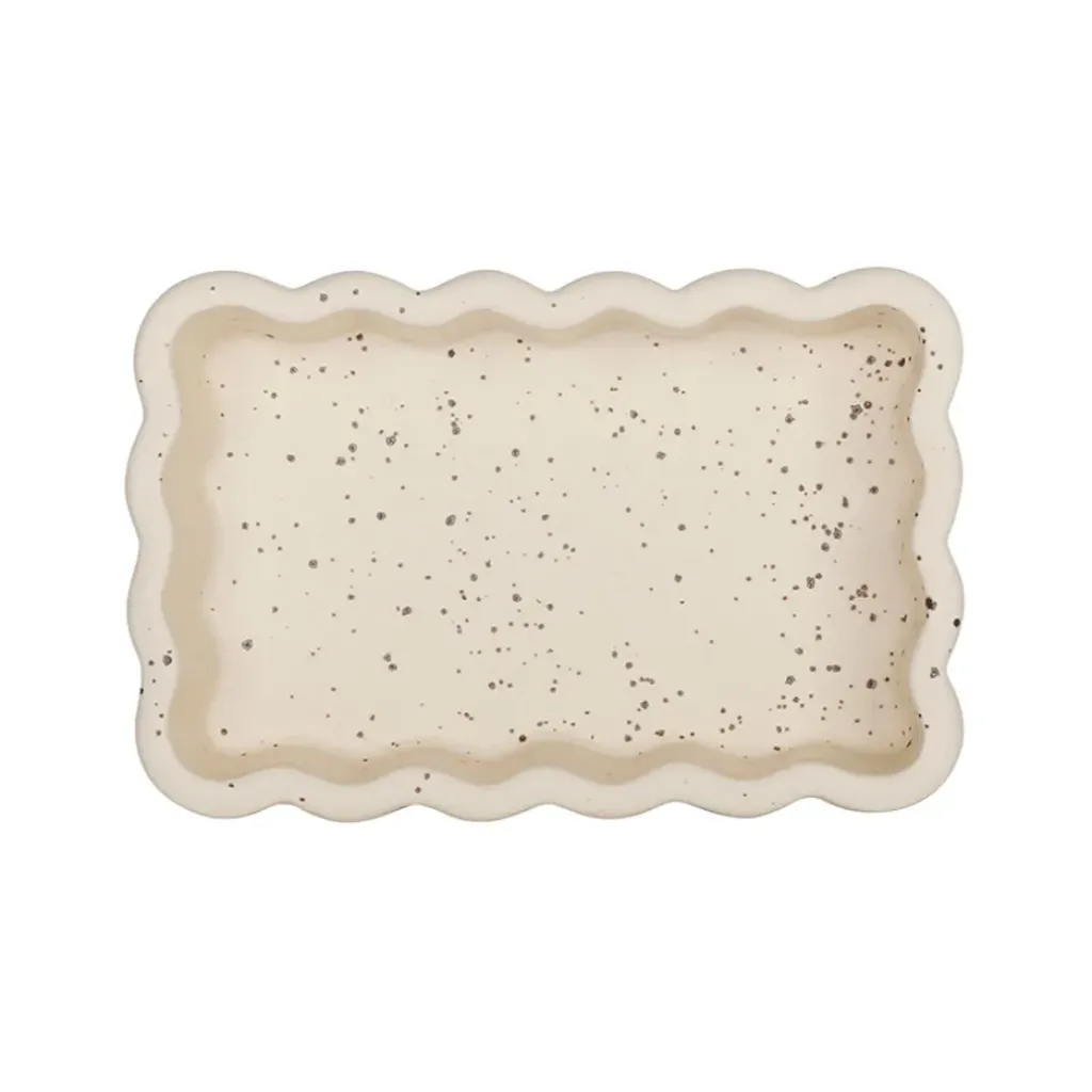 Fabrique de Styles Vide poche rectangle en grès 14x9cm - Aurore* Petits Objets Déco